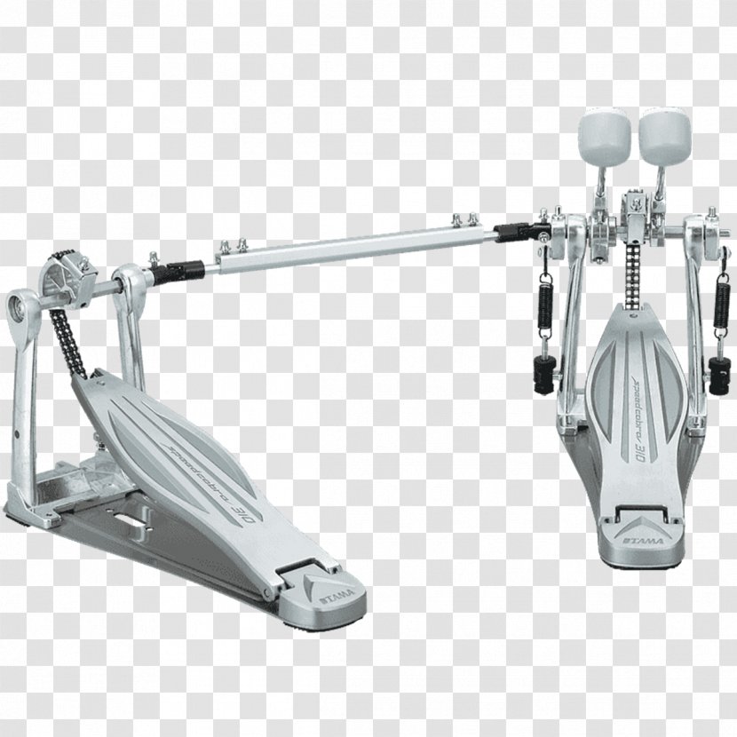 Tama HP310L HP910LWN Speed Cobra Double Bass Drum Pedal Drums - Skin Head Percussion Instrument Transparent PNG