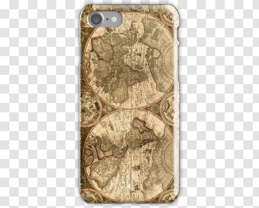 Apple IPhone 8 Plus 7 6s Early World Maps - Map - Ancient Transparent PNG