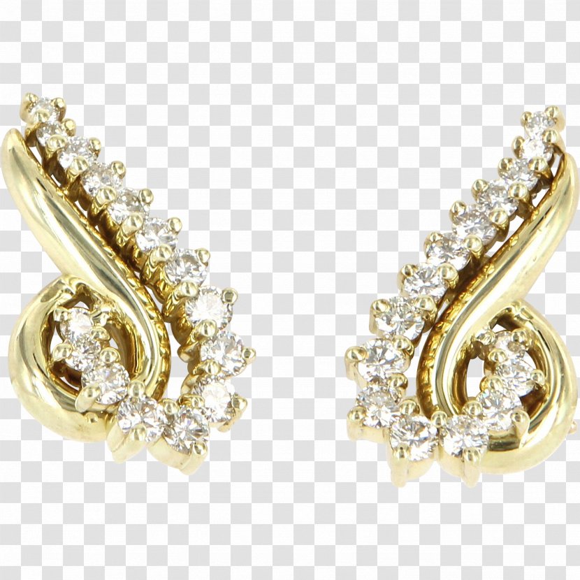 Earring Gold Jewellery Carat Designer - Diamond - Jewelry Transparent PNG