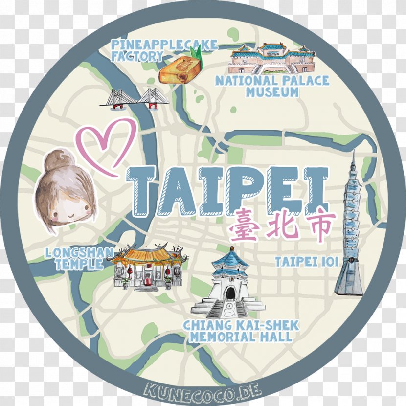 Recreation - Label - Taiwan Map Transparent PNG