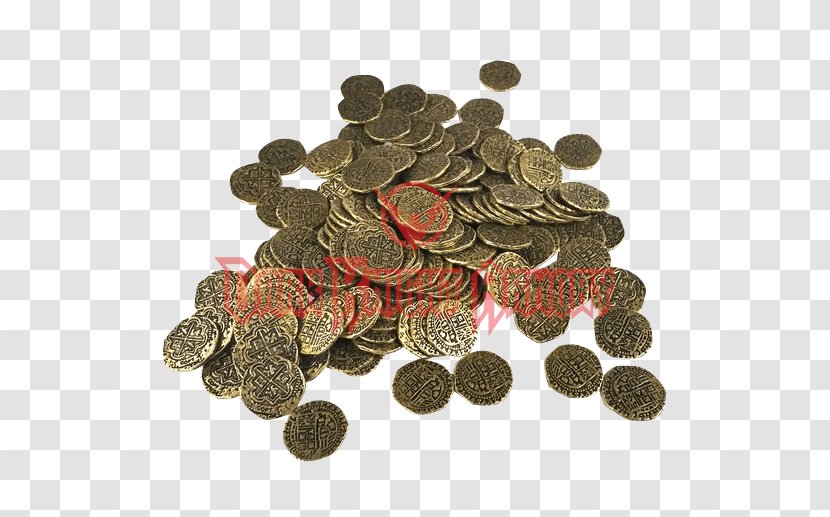Pirate Coins Piracy Doubloon Spanish Dollar - Currency - Coin Transparent PNG