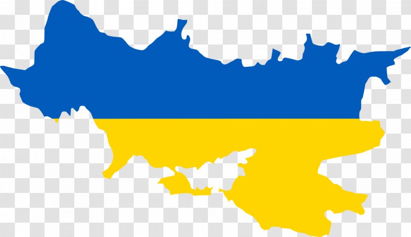 Flag Of Ukraine Free Territory National - Mauritius - Ukrainian Transparent PNG