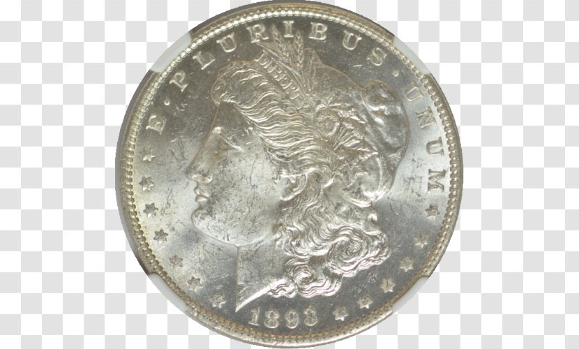 Quarter Obverse And Reverse Morgan Dollar Brockage Coin - Dime - Rare Transparent PNG