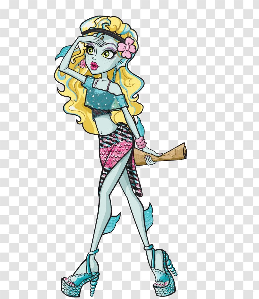 Lagoona Blue Monster High Doll Clawdeen Wolf Cleo DeNile - Heart Transparent PNG