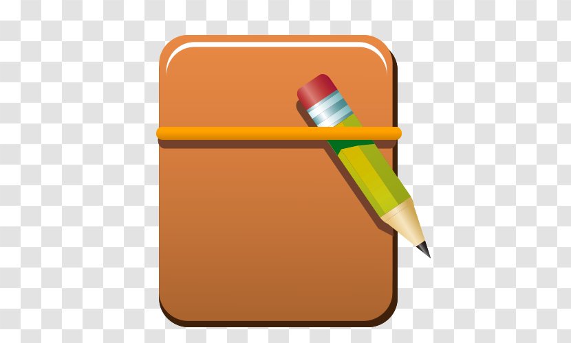 Pencil Notebook Icon - Microsoft Onenote - Cartoon Book And Pen Transparent PNG