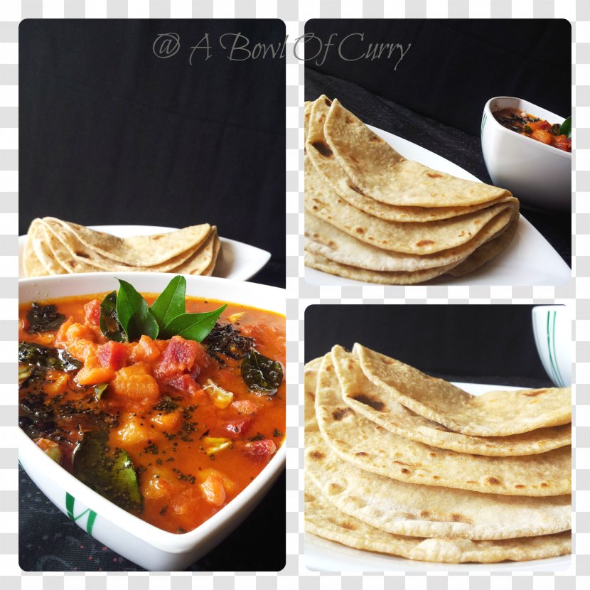 Kulcha Punjabi Cuisine Roti Paratha Breakfast - Recipe - Curry Bowl Transparent PNG