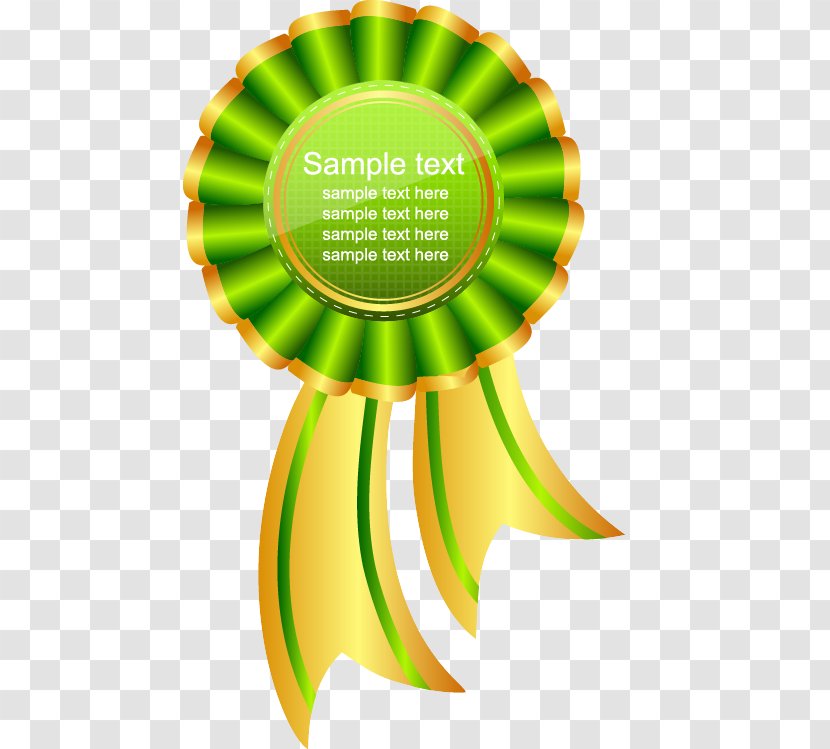 Gold Medal Olympic - Prize - Hand-painted Circular Pattern Green Background Wrinkles Transparent PNG