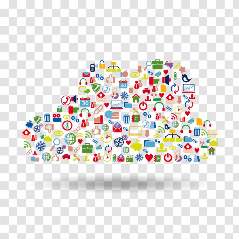 Cloud Computing Icon - Computer - Vector Network Material Transparent PNG