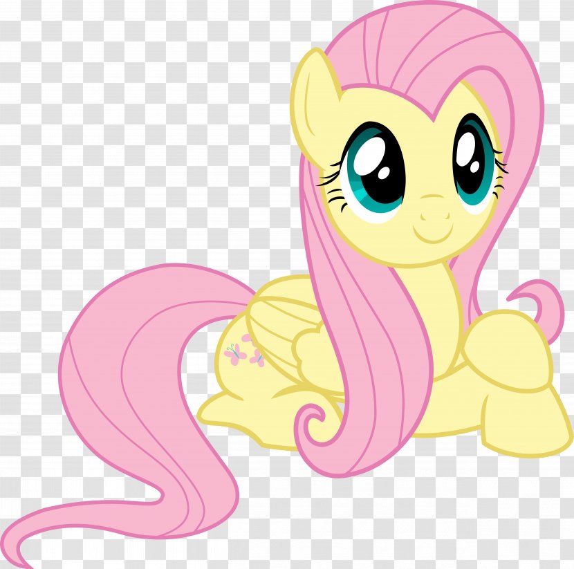 Fluttershy Applejack Rarity Pinkie Pie Pony - Watercolor - Flower Transparent PNG