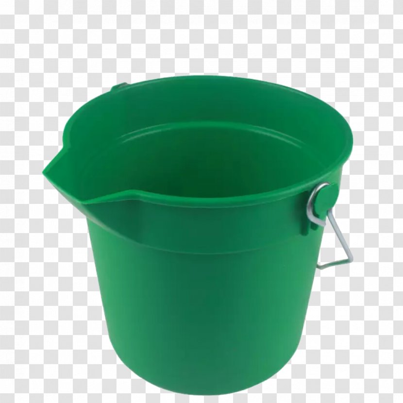 Flowerpot Plastic Bucket - Green Transparent PNG