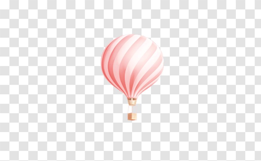Hot Air Balloon Pink - Light Transparent PNG