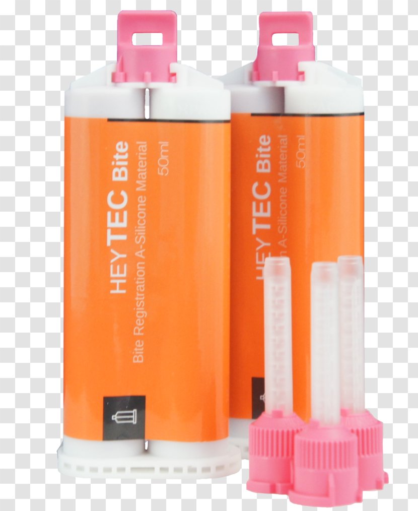 Bottle - Orange - Dental Impression Transparent PNG