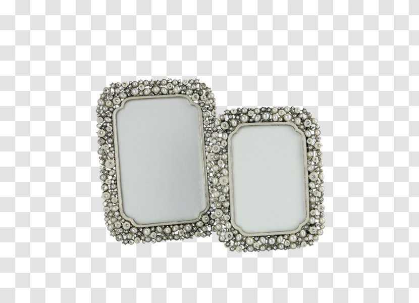 Jewellery Picture Frames Silver Bling-bling - Large Pearl Transparent PNG