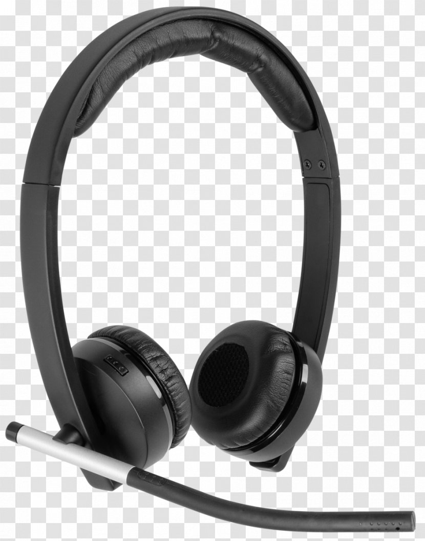 Headphones Headset Logitech Dual H820e - Wireless Transparent PNG