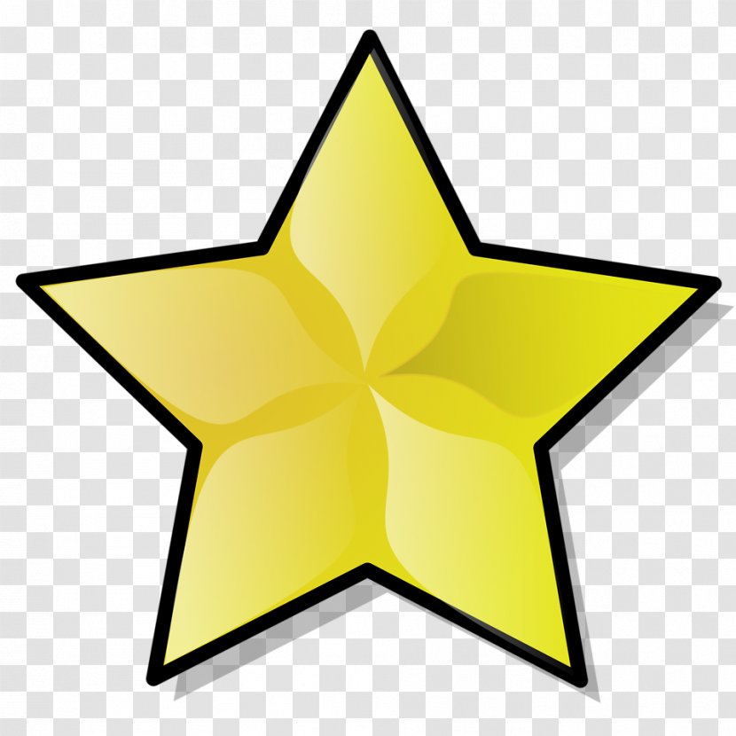 Gold Star Clip Art - Triangle - Stars Transparent PNG