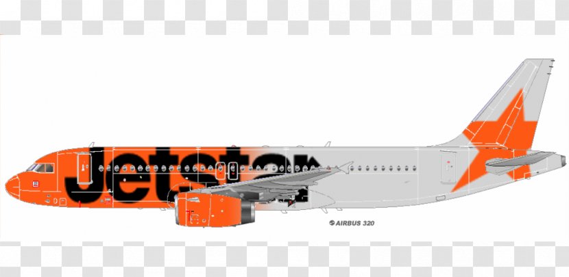 Aircraft Airplane Boeing 737 Next Generation 767 - Orange - Plane Transparent PNG