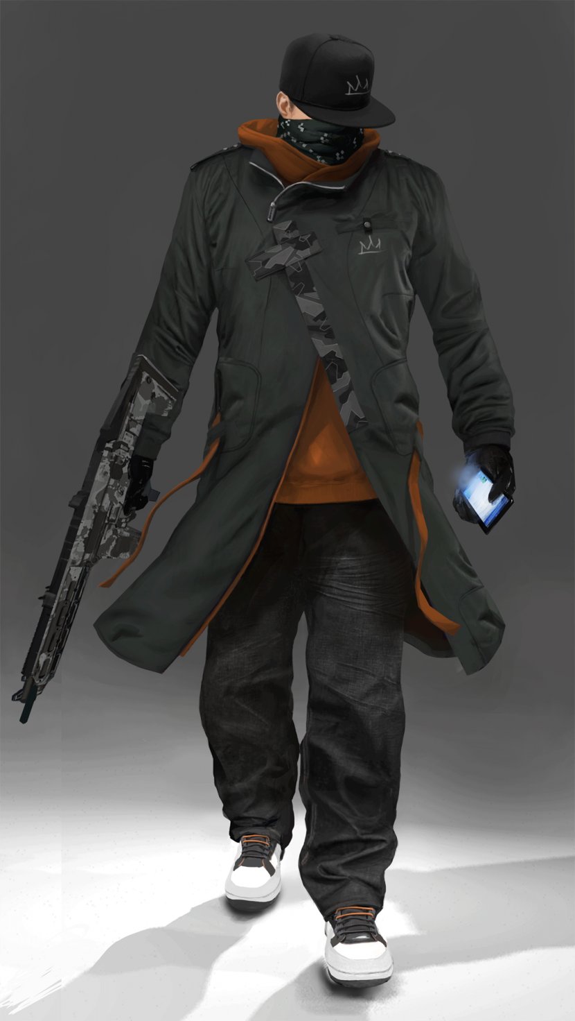 Watch Dogs Black PlayStation 4 3 Xbox 360 - Jacket Transparent PNG