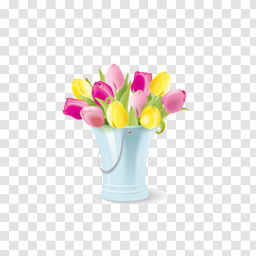 Floral Design Vase - Designer - Vase,flowers,Exquisite Vase,plant Transparent PNG