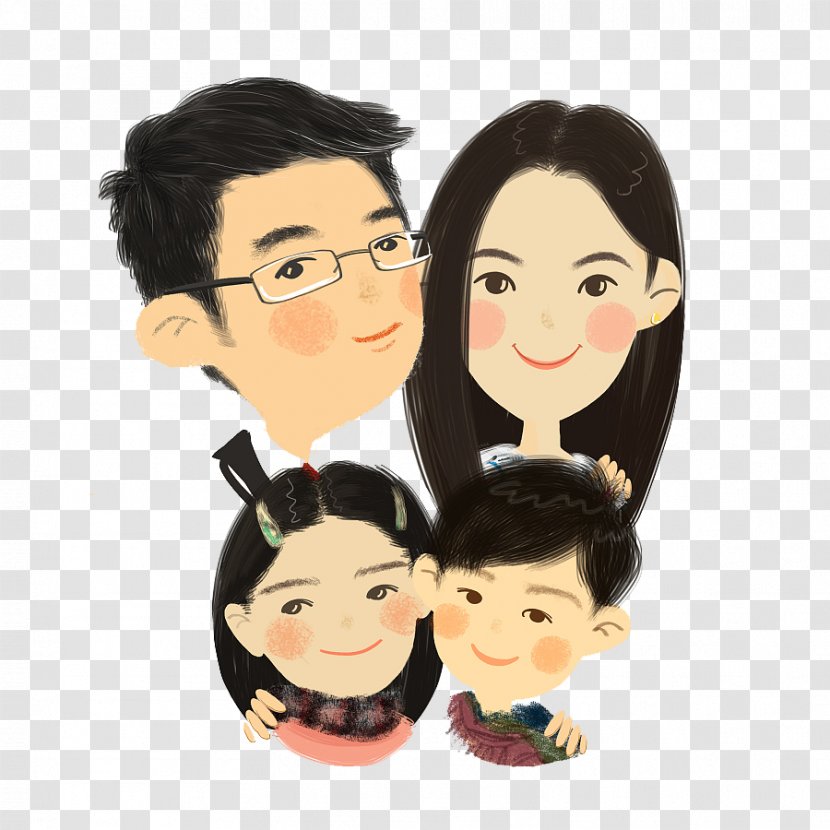 Cartoon King Of The Hill - Watercolor - Family Portrait Transparent PNG