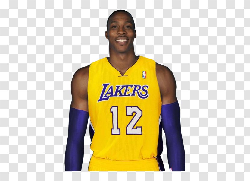 Los Angeles Lakers Dwight Howard Jersey Cheerleading Uniforms Basketball Player - T Shirt Transparent PNG