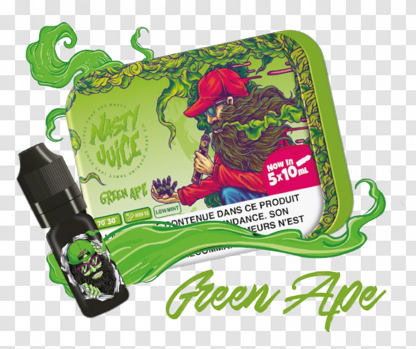 Electronic Cigarette Aerosol And Liquid Juice - Grass - Green Transparent PNG