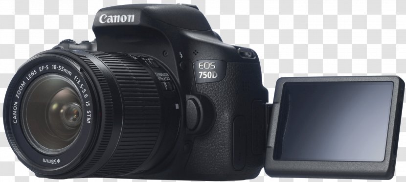Canon EOS 750D 760D 7D Digital SLR Camera - Photography Transparent PNG