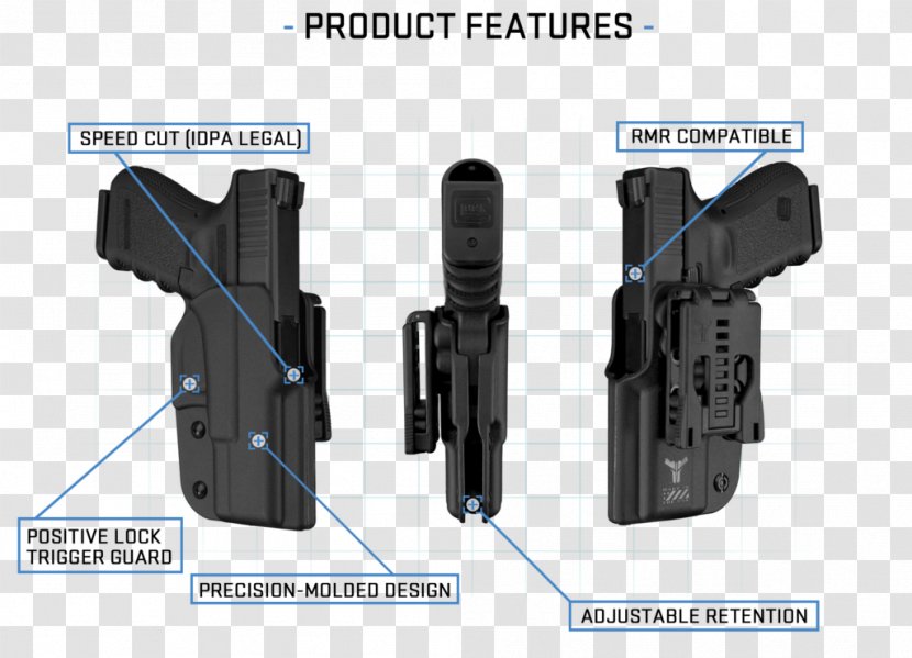 Gun Holsters Firearm Shooting Sports Handgun - Competition - Callout Transparent PNG
