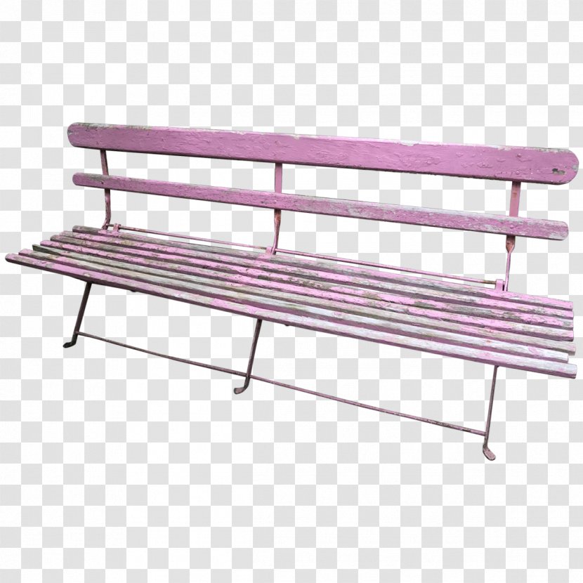 Purple Line - Outdoor Bench Transparent PNG