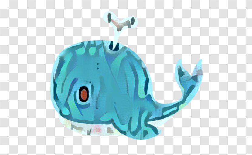 Whale Cartoon - Fish - Blue Animal Figure Transparent PNG