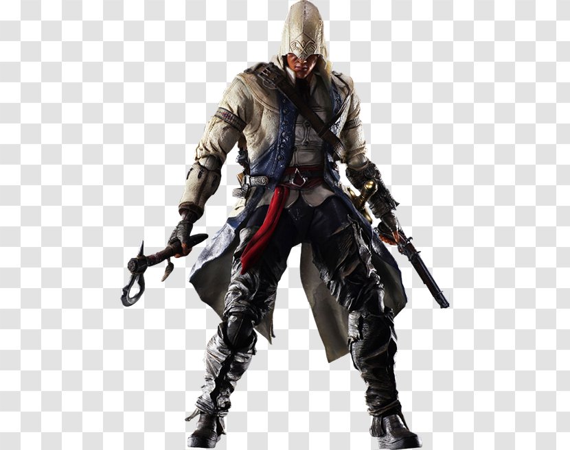 Assassin's Creed III Creed: Origins Connor Kenway Edward - Video Games - Action Figure Transparent PNG