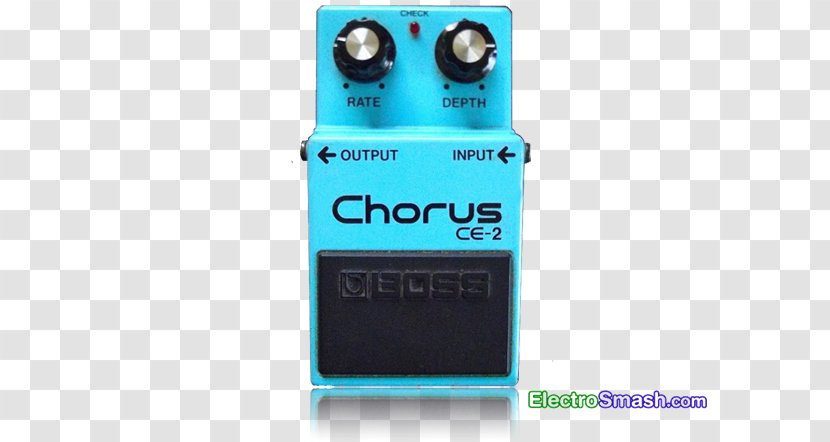 Chorus Effect Effects Processors & Pedals Boss Corporation Guitarist - Electronics Accessory - Guitar Transparent PNG