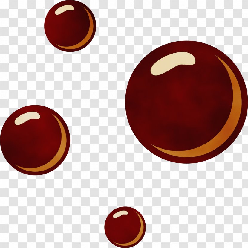 Orange - Watercolor - Button Transparent PNG