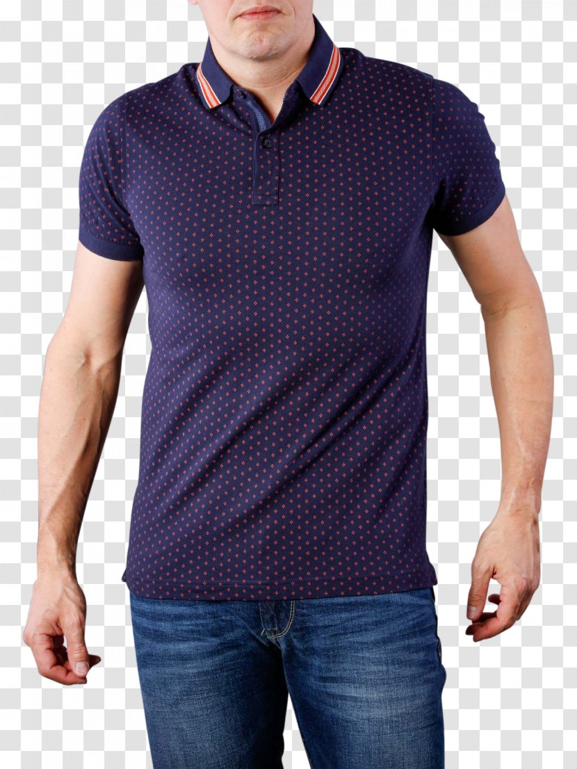 T-shirt Polo Shirt Jeans Sleeve - Blue Transparent PNG
