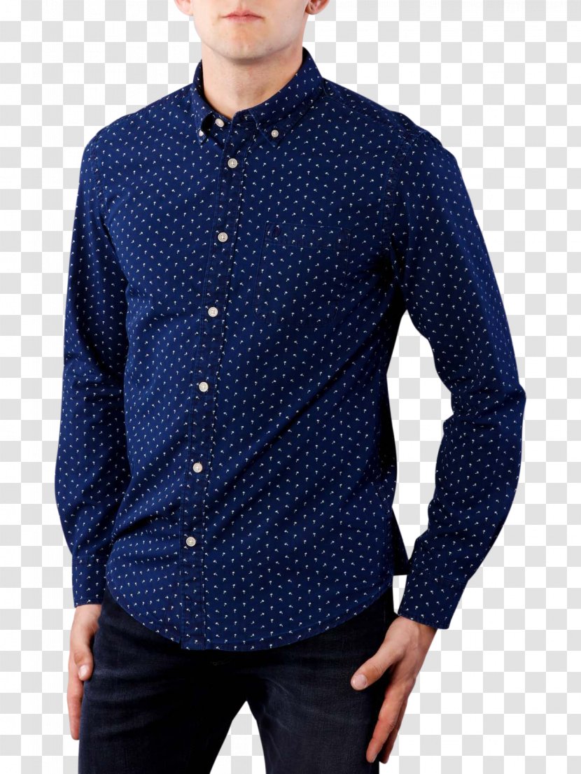 Dress Shirt Jeans Wrangler Denim - Polka Dot Transparent PNG