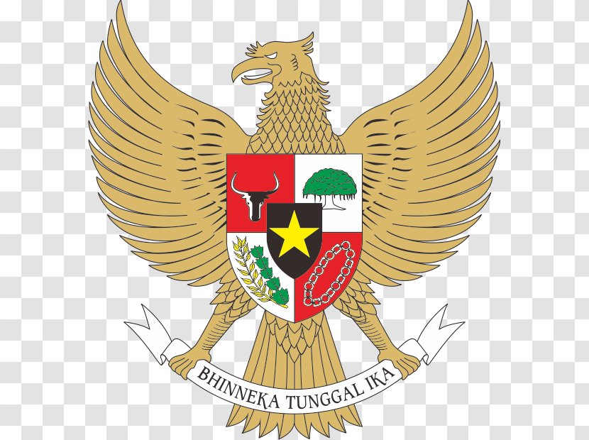 National Emblem Of Indonesia Coat Arms Pancasila Garuda Transparent PNG