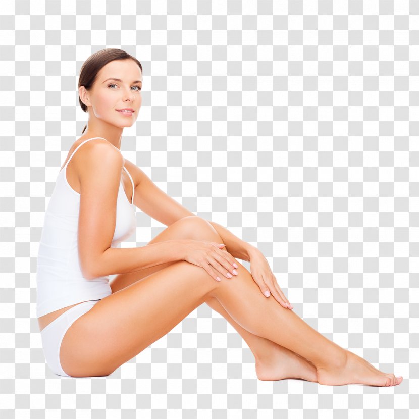 Laser Hair Removal Skin Care - Silhouette - Waxing Legs Transparent PNG