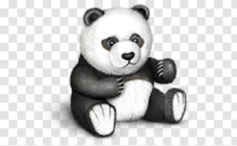 Giant Panda Bear Clip Art - Flower Transparent PNG