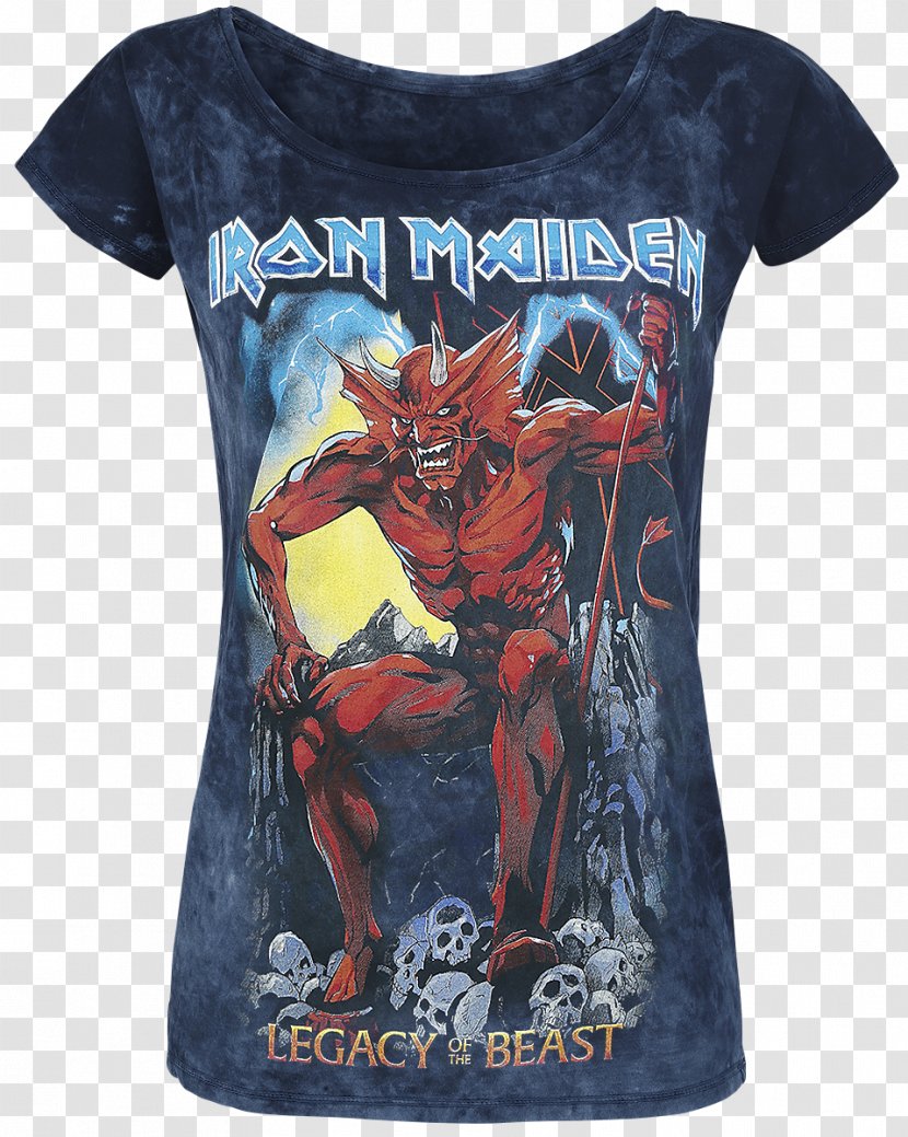 T-shirt Legacy Of The Beast World Tour Iron Maiden: More - Cartoon Transparent PNG