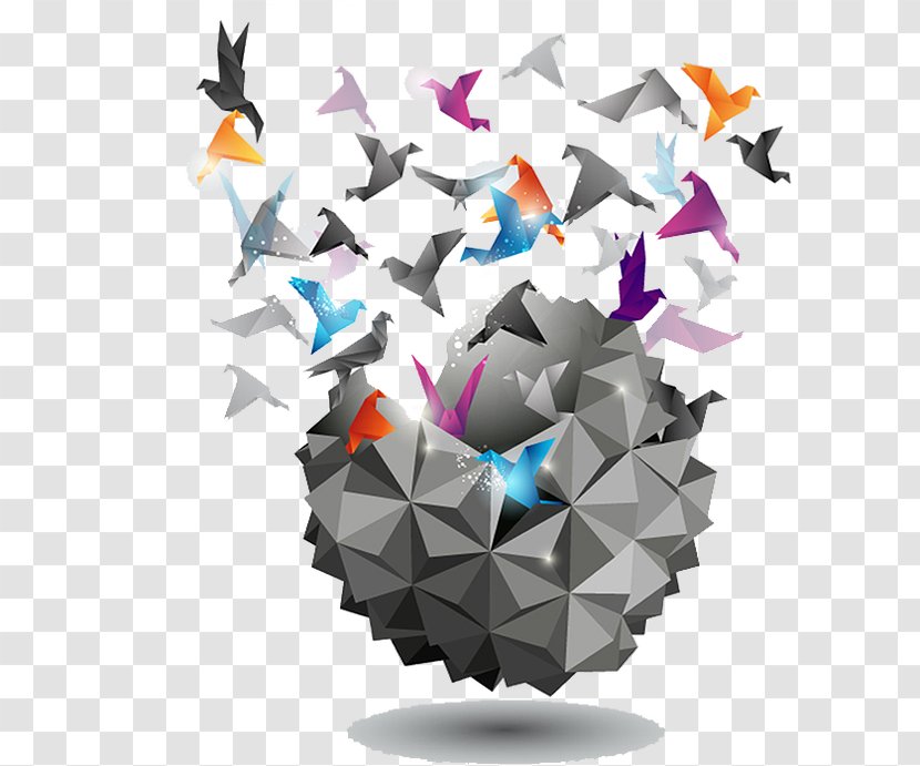 Management Cognition Organization Project Manager Learning - Concept - Origami Bird Transparent PNG