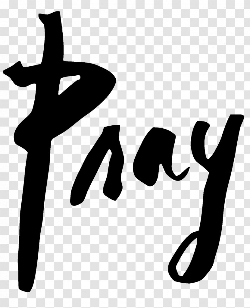 Logo Devil Pray Madonna - Black - Prayer Transparent PNG
