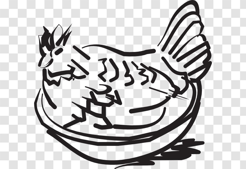 Cat Chicken Clip Art - Line Transparent PNG