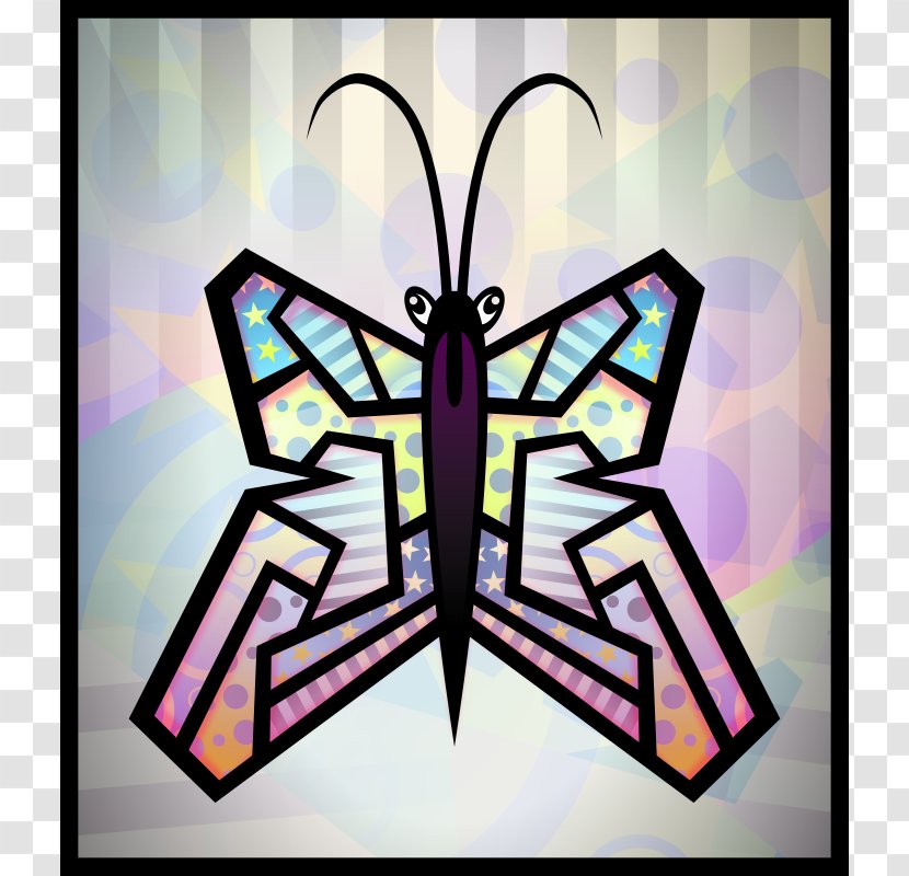 Butterfly Clip Art - Invertebrate - Free Vector Transparent PNG