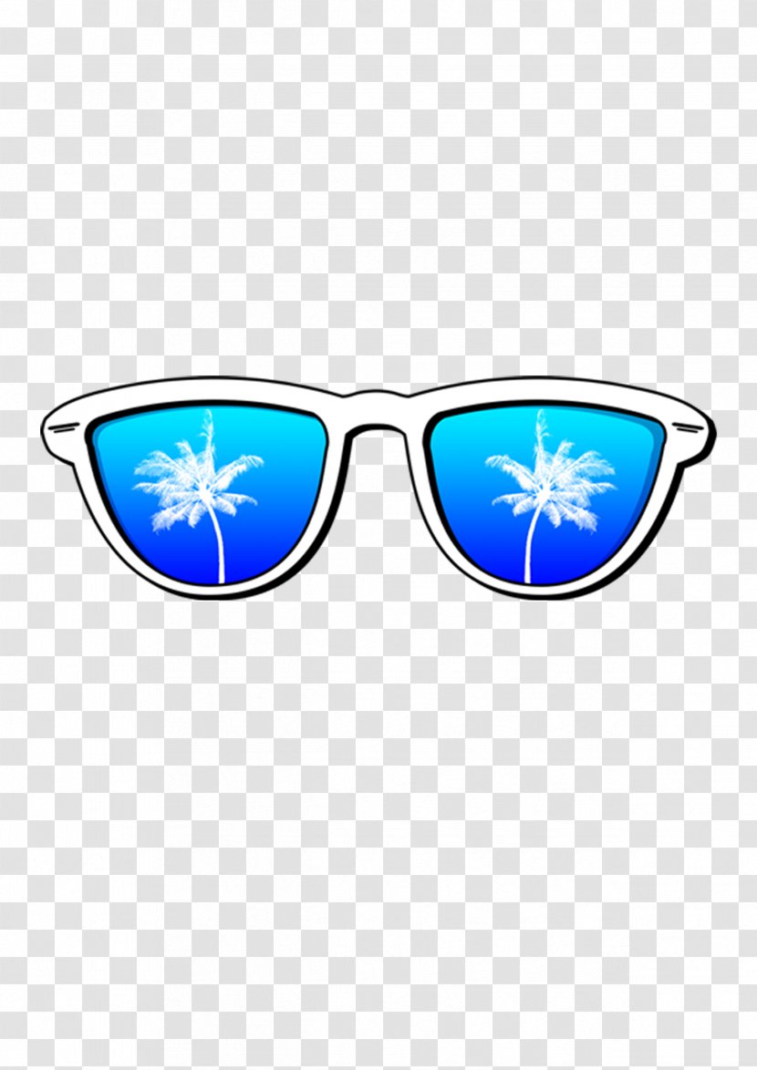 Goggles Sunglasses Cartoon - Glasses Transparent PNG