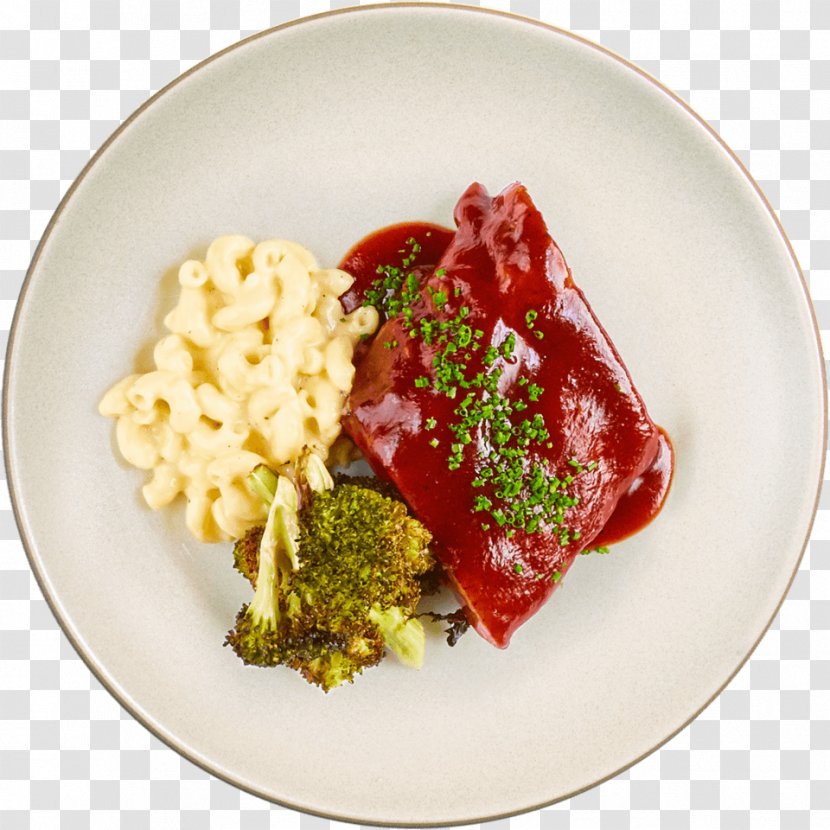 Vegetarian Cuisine Dish Recipe Plate Garnish - Meal - Pork Ribs Transparent PNG