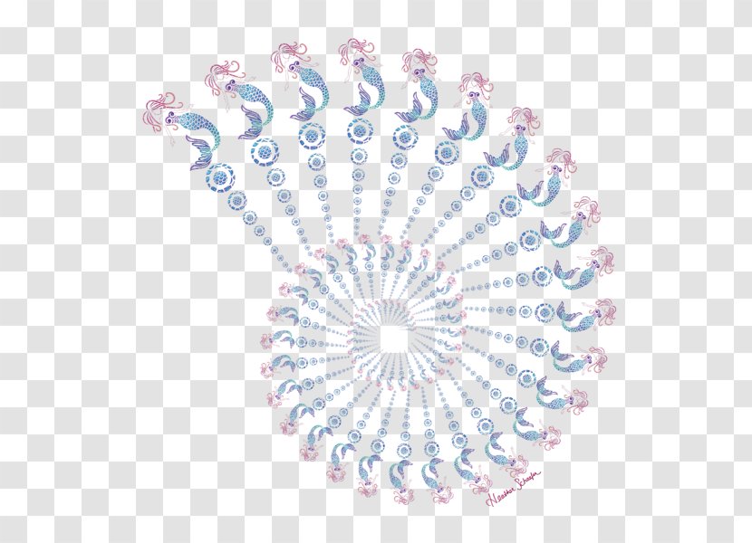 Animaatio Optics Illusion - Holography - Mermaid Shells Transparent PNG