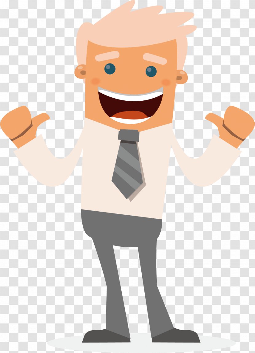 Cartoon Character Drawing Model Sheet - Laughing Man Transparent Png