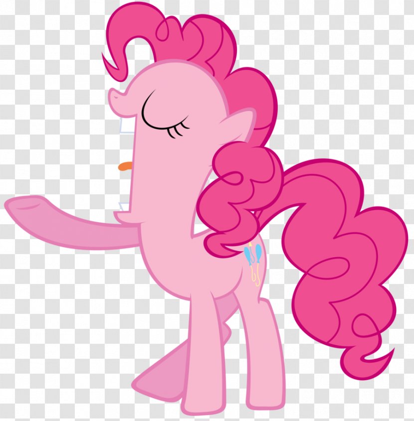 Pinkie Pie My Little Pony Cupcake Twilight Sparkle - Silhouette Transparent PNG