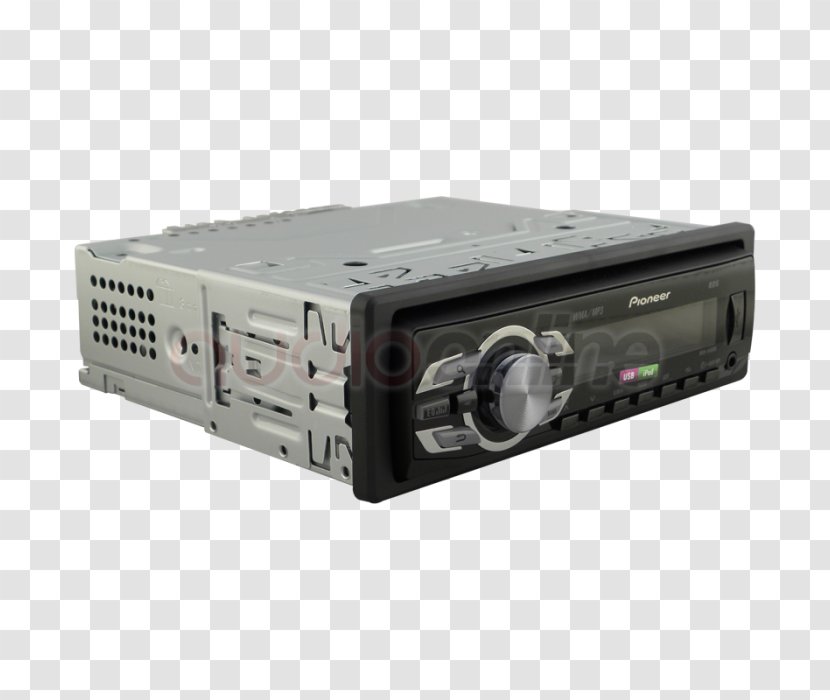 Vehicle Audio Radio Receiver Pioneer DEH 3400UB Corporation AV - Av - Alerta Roja Transparent PNG