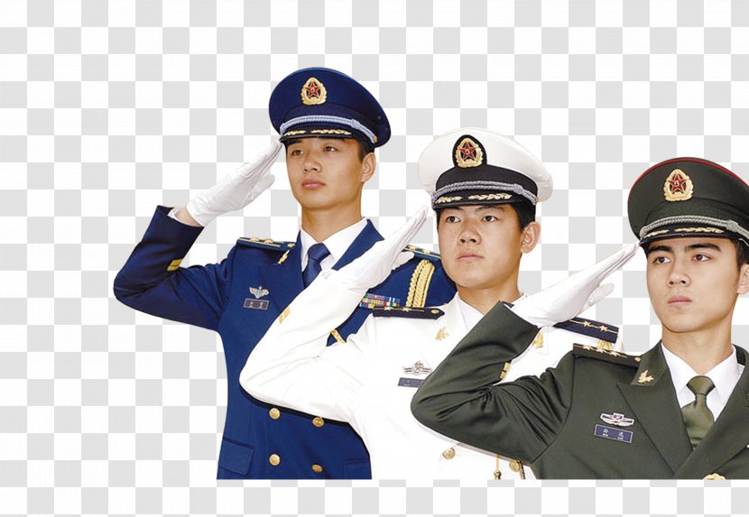 Military Personnel Salute Soldier - Law Enforcement - Soldier,Policemen Transparent PNG