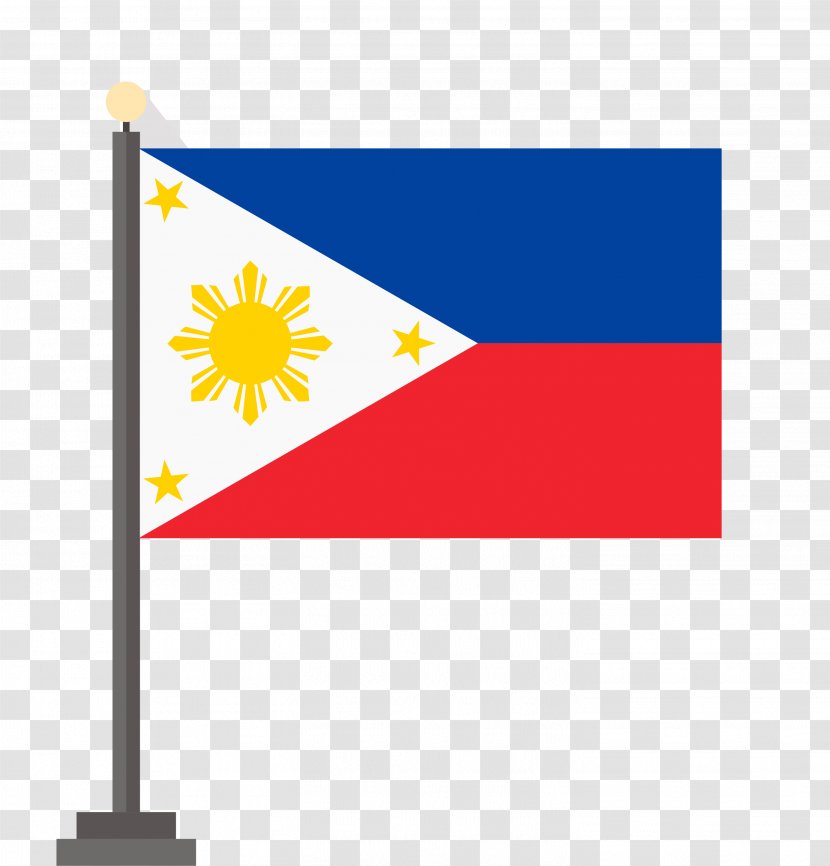 Flag Of The Philippines Car Sticker - Point - Free Material Download Transparent PNG